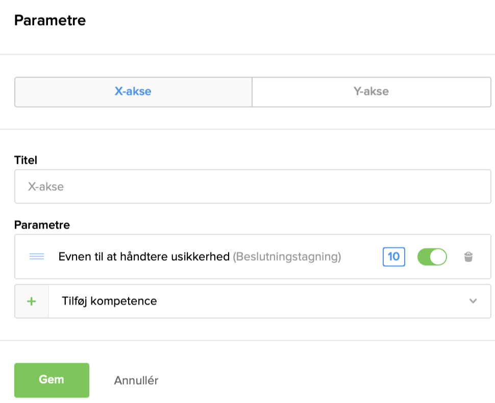 Oversigt over kompetencer – Emply